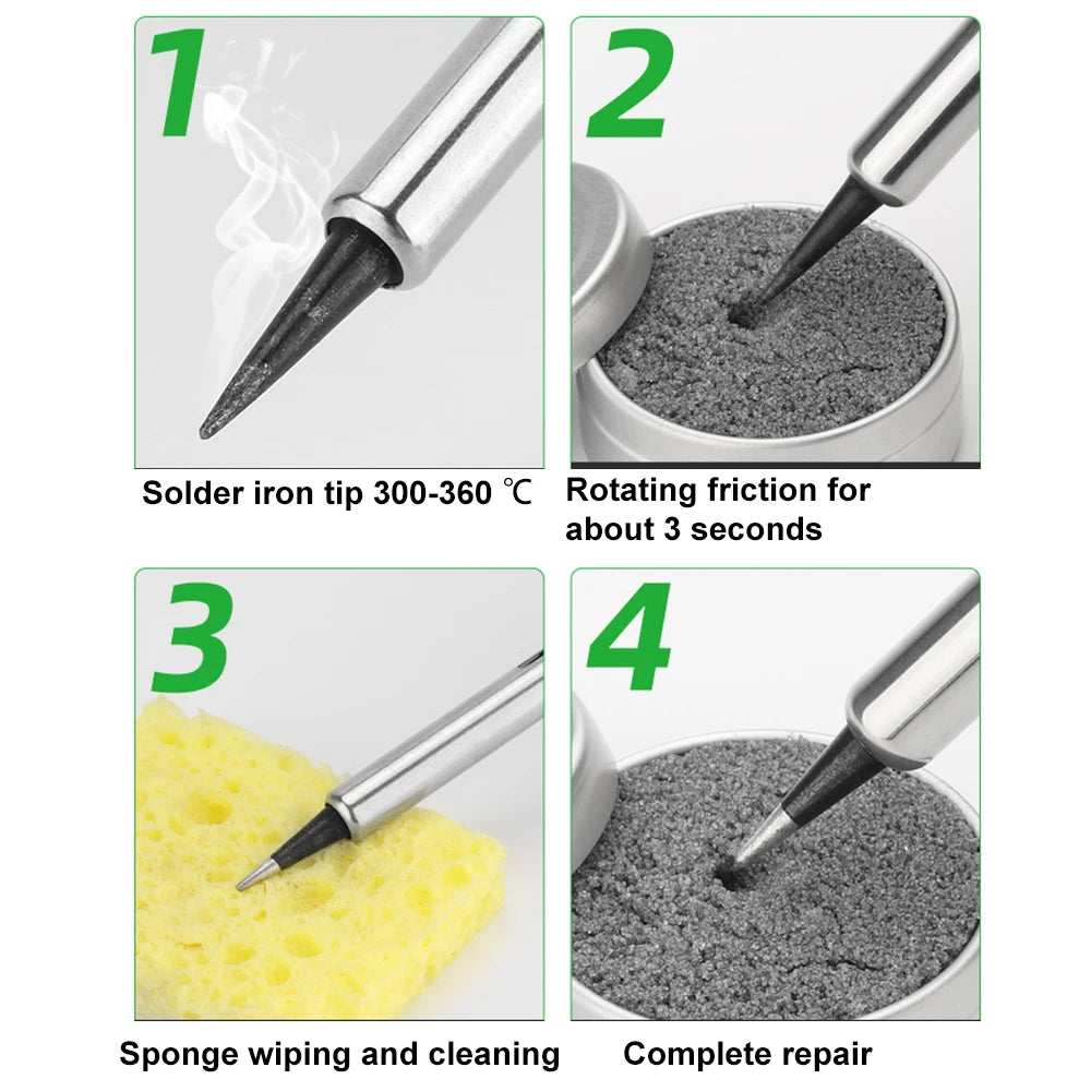 1/2/3pcs Soldering Iron Tip Refresher Non-stick Tin Solder Cream Clean Paste Oxide Solder Iron Tip Refresh Tip Tinner Activator